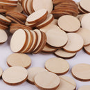Wooden Round Shaped Embellishments Card Making Scrapbooking Decoupage Sign Making Plaques DIY Craft Supplies PACK OF 100PCS 20mm