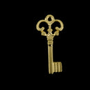 100Pcs Jewelry Finding Charms & Pendants Gold Plated Alloy Key Pendants