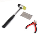 Guitar Bass Banjo Repair Tool Kit Hammer Fret Puller String Ruler for Luthiers