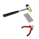 Guitar Bass Banjo Repair Tool Kit Hammer Fret Puller String Ruler for Luthiers