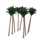 50pcs Model Coconut Palm Trees Train Layout Beach Scenery 9cm