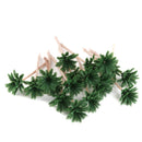 50pcs Model Coconut Palm Trees Train Layout Beach Scenery 9cm