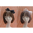 Korean Style Toddler Girls Lovely Lace Bow Headband Costume Party Props Clothing Accessory White