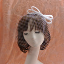 Korean Style Toddler Girls Lovely Lace Bow Headband Costume Party Props Clothing Accessory White