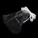Korean Style Toddler Girls Lovely Lace Bow Headband Costume Party Props Clothing Accessory White
