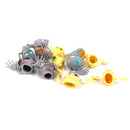 12 Plastic Terror Ghost Face Finger Puppets Carnival Halloween Pranks Props