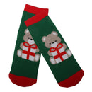 Kids Christmas Socks Novelty Socks Baby Boys Girls Xmas Gift Little Bear Print 1-3Y