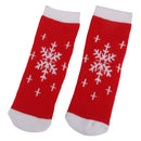 Kids Christmas Socks Novelty Socks Baby Boys Girls Xmas Gift Snowflake Print 1-3Y