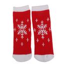 Kids Christmas Socks Novelty Socks Baby Boys Girls Xmas Gift Snowflake Print 1-3Y