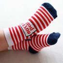 Kids Christmas Socks Novelty Socks Baby Boys Girls Xmas Gift Stripe Print 1-3Y