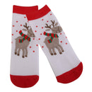 Kids Christmas Socks Novelty Socks Babyh Boys Girls Xmas Gift Deer Print 1-3Y