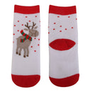 Kids Christmas Socks Novelty Socks Babyh Boys Girls Xmas Gift Deer Print 1-3Y