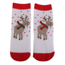 Kids Christmas Socks Novelty Socks Babyh Boys Girls Xmas Gift Deer Print 1-3Y