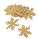50pcs Snowflake Wine Table Glass Table Place Cards Xmas Wedding Party Decor
