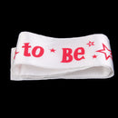 Bride To Be Writting White Sash W Star Decor Hens Night Wedding Shower
