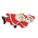 50 Pieces Wood Christmas Decor Santa Claus Ornaments Hanging Pendant Gift