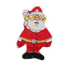 50 Pieces Wood Christmas Decor Santa Claus Ornaments Hanging Pendant Gift