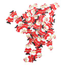 50 Pieces Wood Christmas Decor Santa Claus Ornaments Hanging Pendant Gift