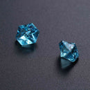 150pcs Plastic Crystal Ornament for Aquarium Light Blue Aquarium X8E4