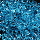 150pcs Plastic Crystal Ornament for Aquarium Light Blue Aquarium X8E4