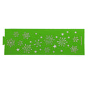 Generic 6PCS Hollow Snowflake Pattern Led Tealight Candle Holders Green