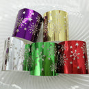 Generic 6PCS Hollow Snowflake Pattern Led Tealight Candle Holders Purple