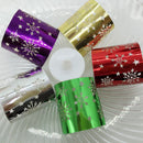 Generic 6PCS Hollow Snowflake Pattern Led Tealight Candle Holders Purple