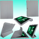 Fashionable PU Leather Folio Case Stand FOR Samsung Galaxy Tab 10.1 P7510 Dust Shock Protection Accessory Gray