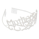 Sparkling Rhinestone Mother To Be Tiara Baby Shower Tiara Gifts Mom Newborn