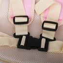 Adjustable Kids Children Adjustable Straps Buckle Design Motorcycle Safety Belt Harness Pink