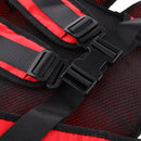 Adjustable Kids Children Adjustable Straps Buckle Design Motorcycle Safety Belt Harness Red