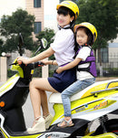 Adjustable Kids Children Adjustable Straps Buckle Design Motorcycle Safety Belt Harness Purple