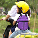 Adjustable Kids Children Adjustable Straps Buckle Design Motorcycle Safety Belt Harness Purple