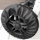 Black Baby Stroller Wheel Cover Dust Water Cover For Large Wheel