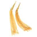 2pcs Gold Tassel Pendants Charms Jewelry Craft Making DIY