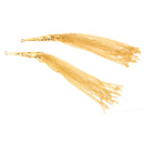 2pcs Gold Tassel Pendants Charms Jewelry Craft Making DIY
