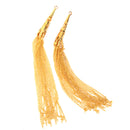 2pcs Gold Tassel Pendants Charms Jewelry Craft Making DIY