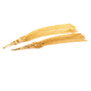 2pcs Gold Tassel Pendants Charms Jewelry Craft Making DIY