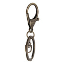 Set Of 5PCS Lobster Clasps With Split Rings Jewelry Making Acccesories DIY Bronze 65mm