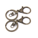 Set Of 5PCS Lobster Clasps With Split Rings Jewelry Making Acccesories DIY Bronze 65mm