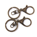 Set Of 5PCS Lobster Clasps With Split Rings Jewelry Making Acccesories DIY Bronze 65mm