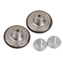 50pcs NO-SEW Metal Copper Jeans Tack Snap Jacket Soldier Buttons 17mm