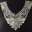 Vintage Style Elegant Charming Soft Comfortable Embroidered Collar Lace Sewing Applique White