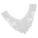 Vintage Style Elegant Charming Soft Comfortable Embroidered Collar Lace Sewing Applique White