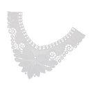 Vintage Style Elegant Charming Soft Comfortable Embroidered Collar Lace Sewing Applique White