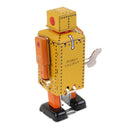Handmade Mechanical Clockwork Robot Lilliput Wind Up Walking Tin Toy Desktop Decor Xmas Gift