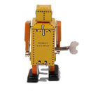 Handmade Mechanical Clockwork Robot Lilliput Wind Up Walking Tin Toy Desktop Decor Xmas Gift