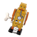 Handmade Mechanical Clockwork Robot Lilliput Wind Up Walking Tin Toy Desktop Decor Xmas Gift