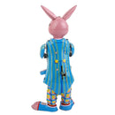 Vintage Wind-up Rabbit Drummer Clockwork Metal Tin Toy Collectible Xmas Gift