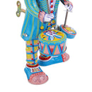 Vintage Wind-up Rabbit Drummer Clockwork Metal Tin Toy Collectible Xmas Gift